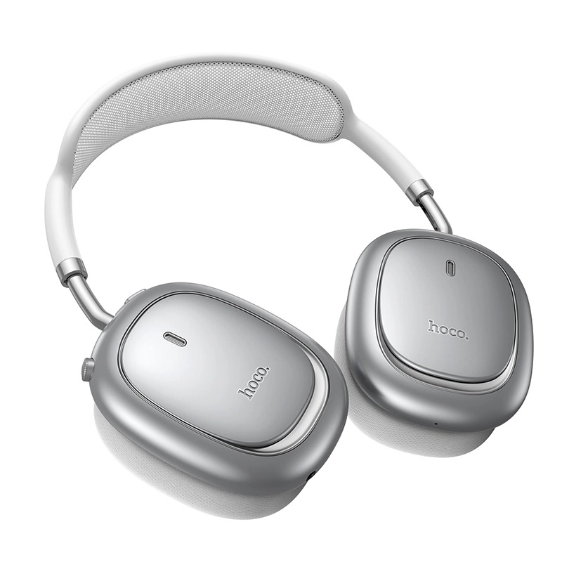 W68 Calma ANC Bluetooth Headphone silver  – 45 Hours Playtime