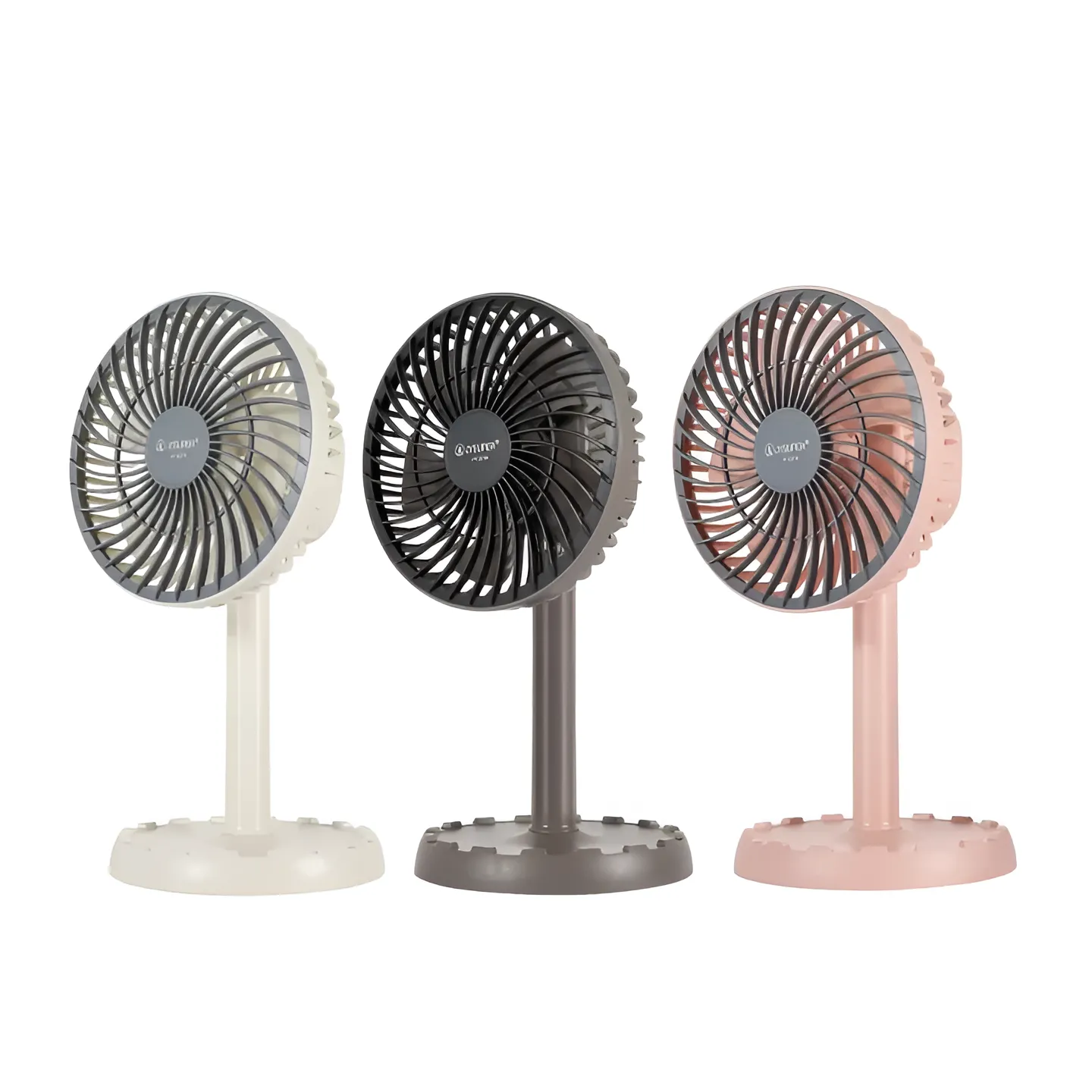 JYSUPER JY-2218 AC/DC Rechargeable 4000mAh Mini Desk Fan - Random Color
