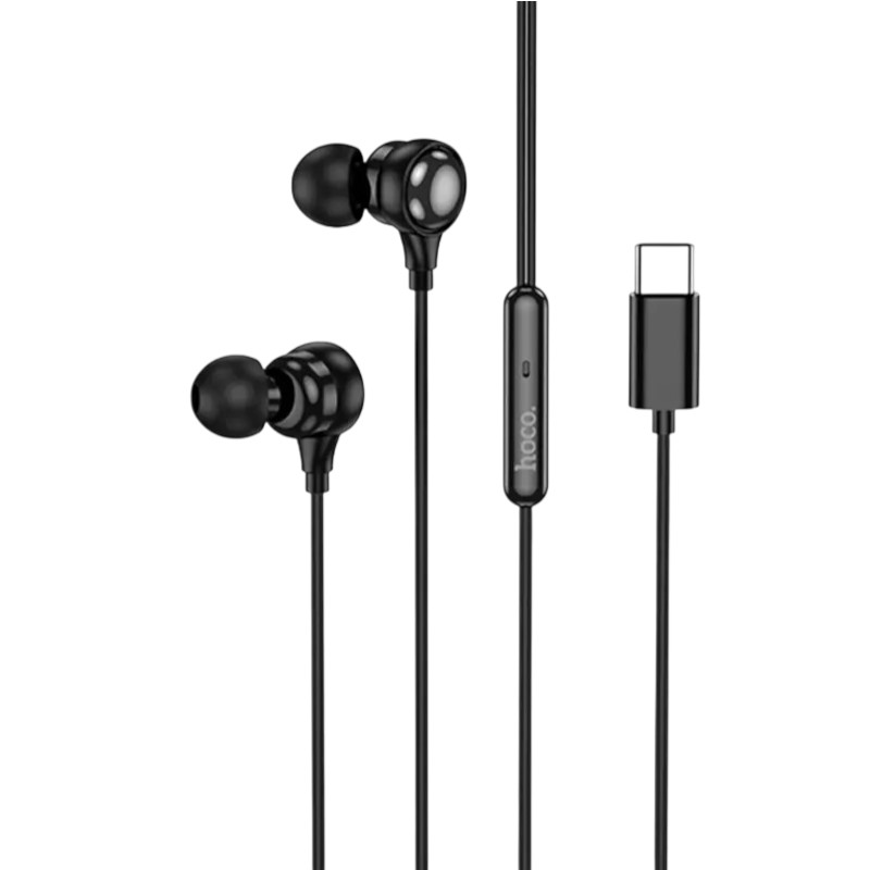 Hoco M116 Type-C Universal Headset - Black
