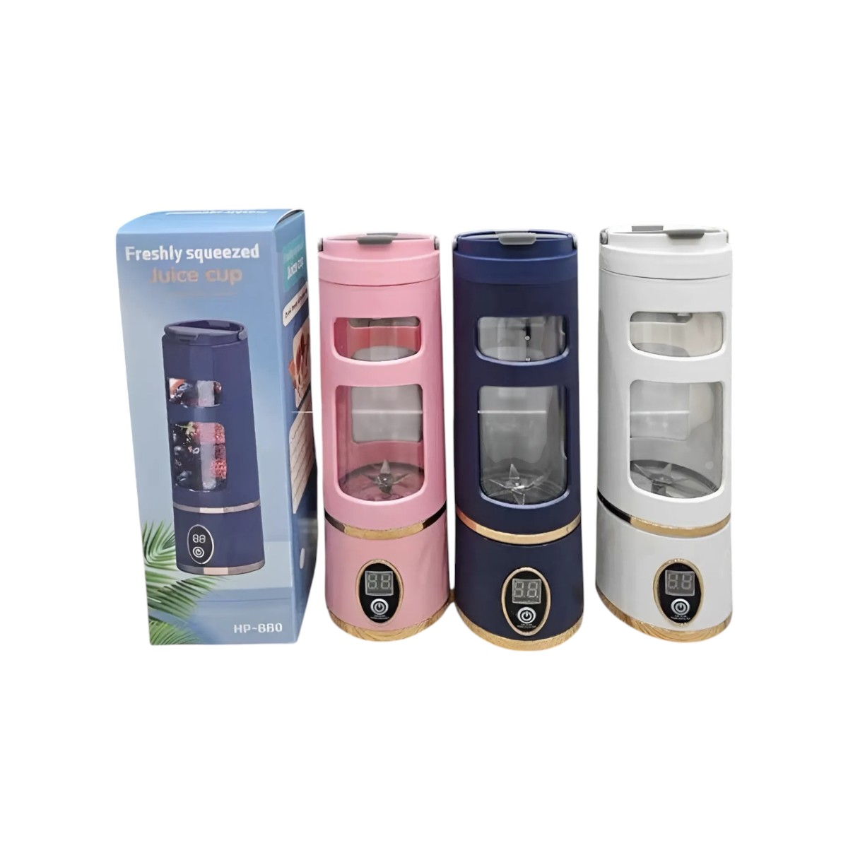 HP-880 High Power Portable Juicer Cup 450ml -