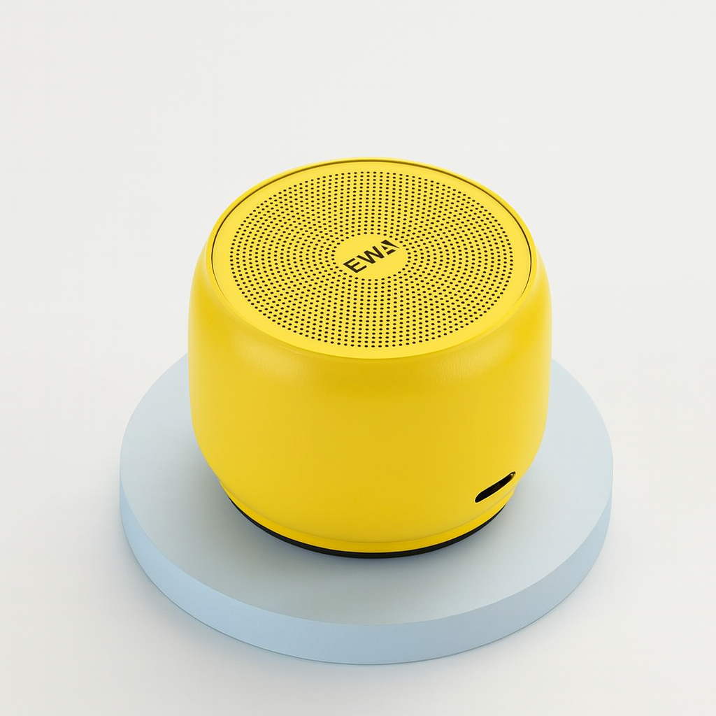 EWA A126 Mini Bluetooth 5.0 Portable Speaker - Yellow