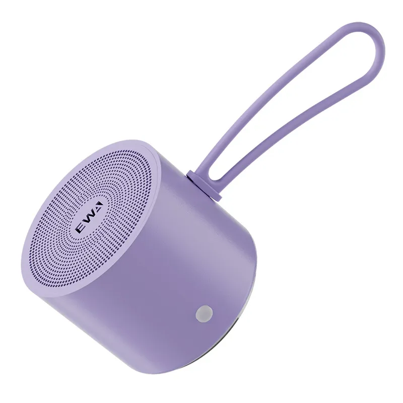 EWA A127 Compact 5W Metal Mini Bluetooth Speaker - Purple