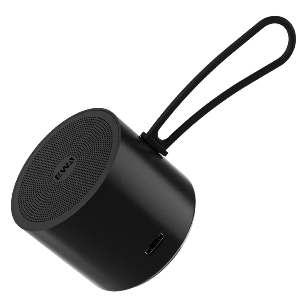 EWA A127 Compact 5W Metal Mini Bluetooth Speaker - Black