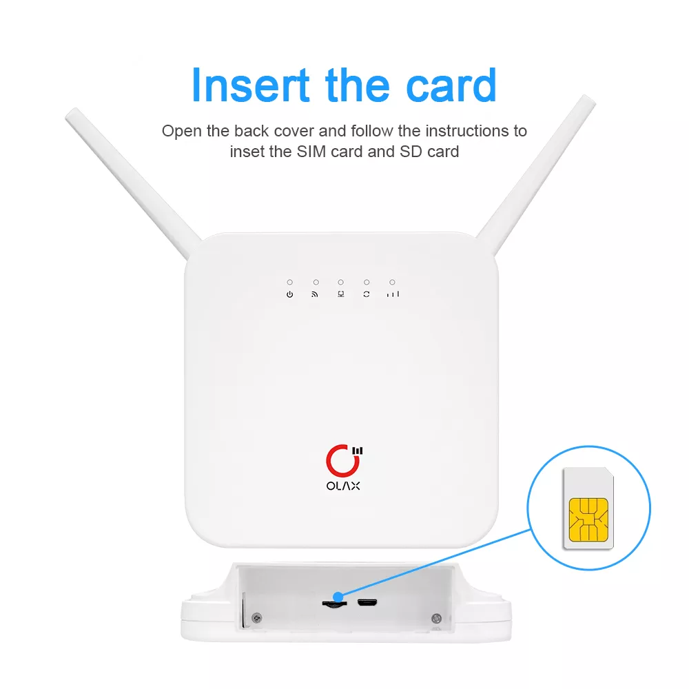 OLAX AX6 Pro 4G LTE Rechargeable WiFi Router