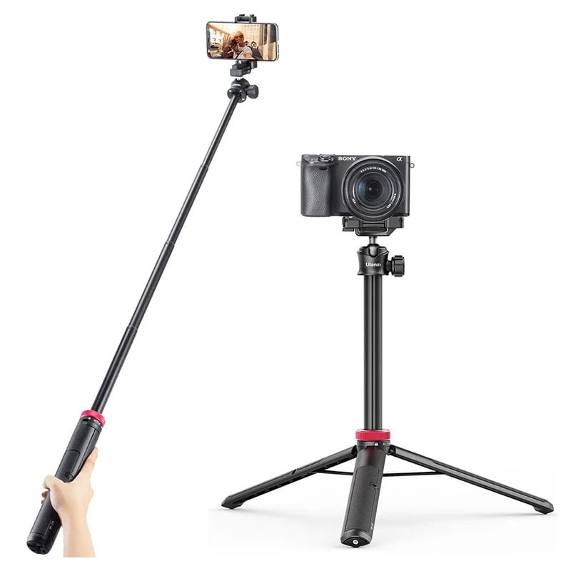 Ulanzi MT44 Extendable Vlog Tripod With 360° Ball Head - Black Color