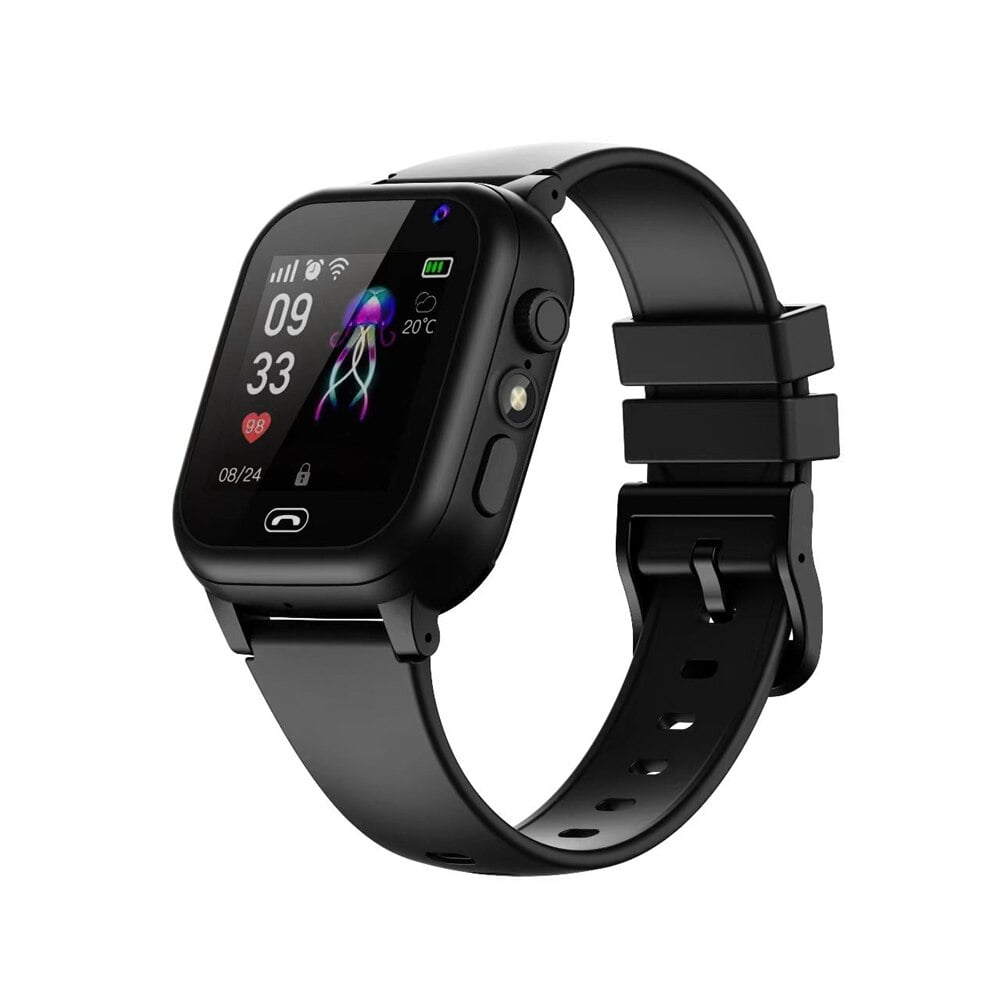 SIM Supported Kids Smart Watch (Smartberry C005) - Black Color