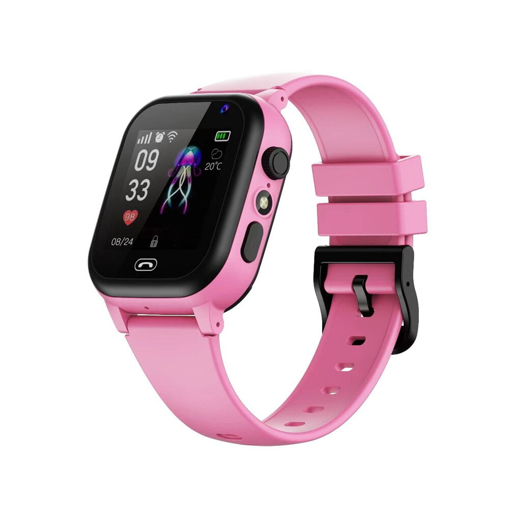 SIM Supported Kids Smart Watch (Smart2023 C005) - Pink Color