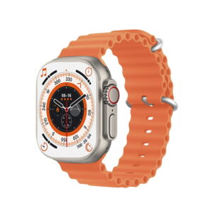Newest  T800 Ultra Smartwatch Series 8 with Wireless Charging- Orange