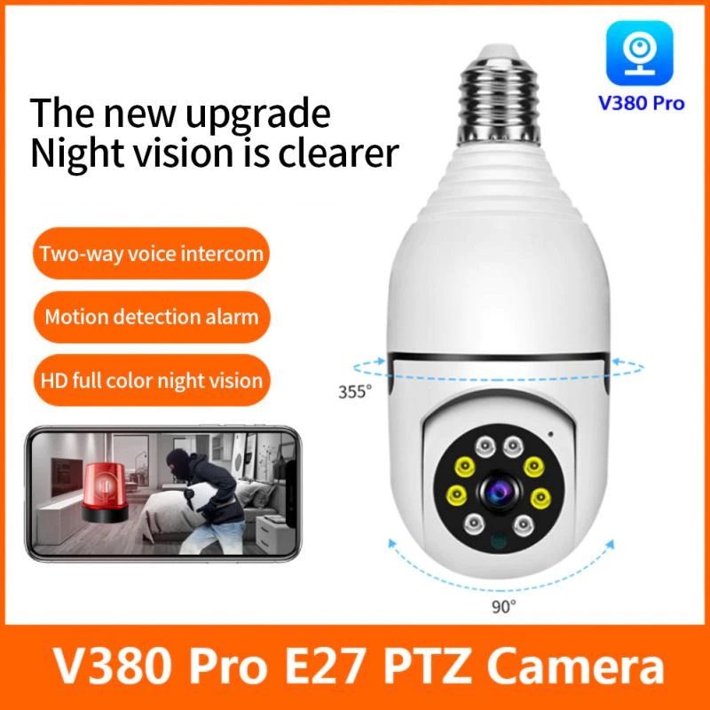 v380 pro e27 360 degree1080p wireless home security ip camera bdshop 1 1