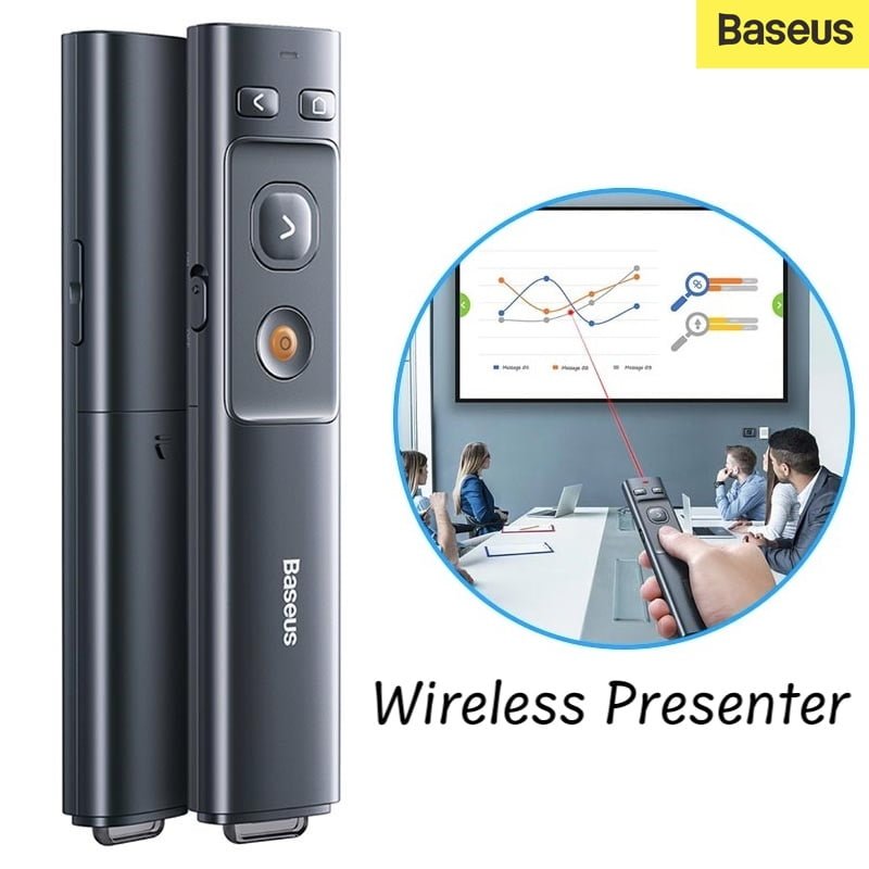 Baseus Orange Dot Wireless Presenter in BD