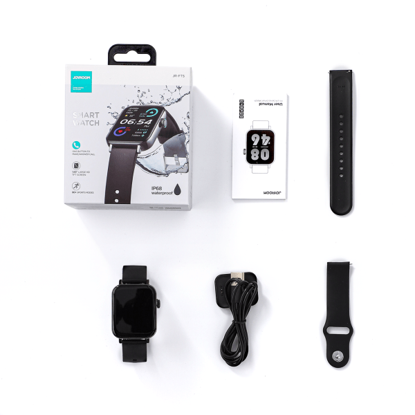 JOYROOM FT5 Fit-Life Series Smart Watch (Answer/Make Call) – Black ...