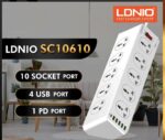 LDNIO SC10610 30W 6-Port USB Charger Power Strip