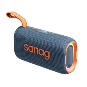Sanag M30S Pro Bluetooth Speaker (IPX7 Waterproof) - Blue & Orange Color