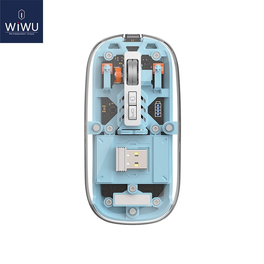 WIWU Transparent Crystal Magnetic Wireless Mouse BD