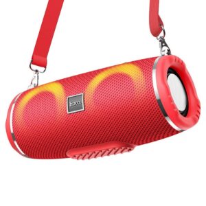 Hoco HC12 RGB Wireless Bluetooth Speaker - Red Color
