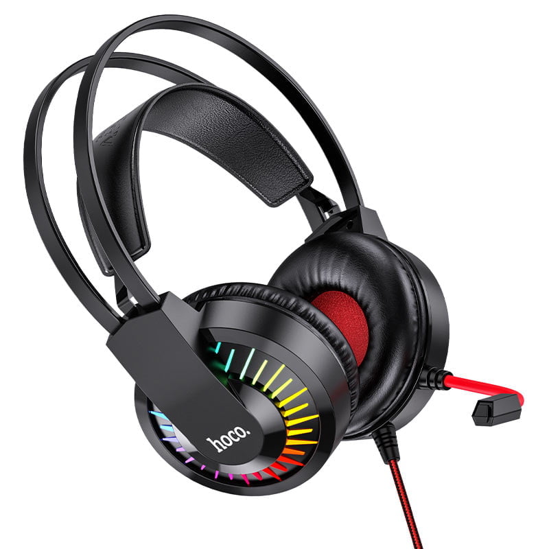 Hoco W105 Gaming Headset Red Color