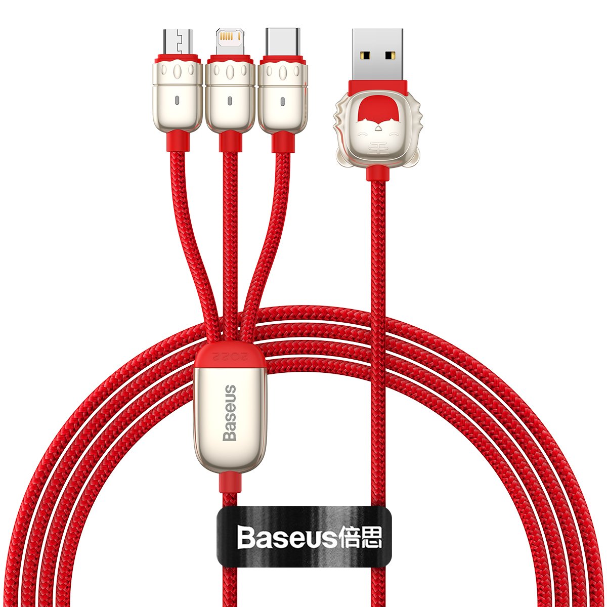 Baseus One for Three Data Cable USB to MLC CASX010009