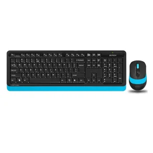 A4TECH FG1010 Wireless Keyboard Mouse Combo blue