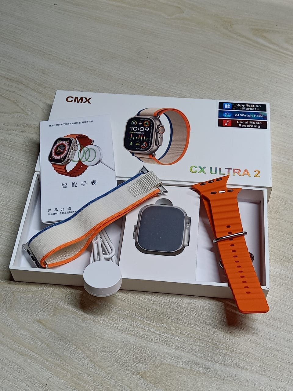 CMX CX Ultra 2 Amoled Smartwatch - Orange Color