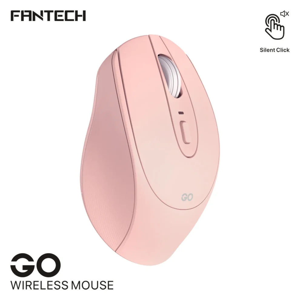 Fantech Go W191 Pink Silent Wireless Mouse