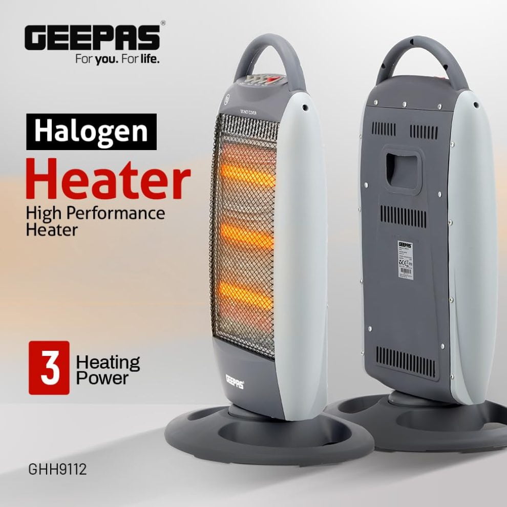 Geepas Halogen Heater (GHH9112)