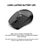 Fantech Go W605 Wireless Mouse - Black Color