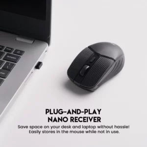 Fantech Go W605 Wireless Mouse - Black Color