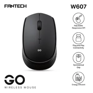 Fantech Go W607 Wireless Mouse - Black Color