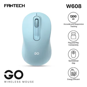 Fantech Go W608 Wireless Mouse-Blue