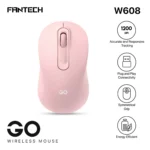 Fantech Go W608 Wireless Mouse-Pink