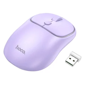 HOCO GM25 Dual-Mode Wireless Bluetooth 2.4G Silent Mouse-Purple