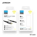 Joyroom SY-A03 Type-C to3.5mm port audio cable2M-black