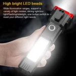 Portable Rechargeable Torch LED Flashlight