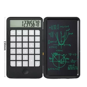 Rechargeable Desktop Calculator With Writing Tablet And TouchPEN