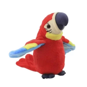 Cute Electric Talking Parrot Plush Kids Toy Red