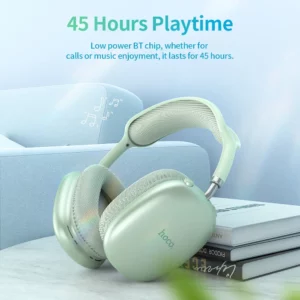 Hoco W35 Air Wireless Headphone-Green Color