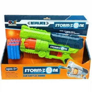 Strom-Zone Toy Gun With 12 Soft Bullets