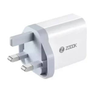 ZOOOK Bolt Charge Duo 20 USB 2 Port Fast Charger 1