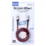 ZOOOK Brazen 20w i USB Type-C to Lightning Fast Charging Cable red
