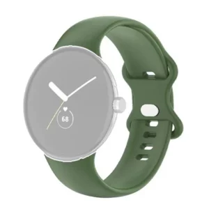 Google Pixel Smartwatch Soft Silicone Straps Green