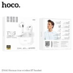Hoco EW60 Plus Norman True Wireless ANC BT Headset-WH