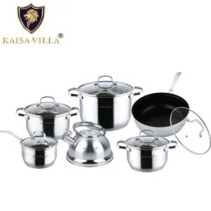 Stainless Steel Kitchen Pots And Pans Set