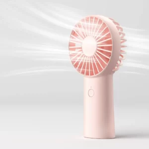 JISULIFE FA20X Handheld Portable Rechargeable Fan 4000mAh, Type-C- Pink Color