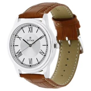 Titan Men's Classic Watch with Leather Strap (NS1802SL13) In dropshop